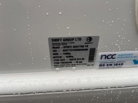2024 Swift Sprite Quattro FB