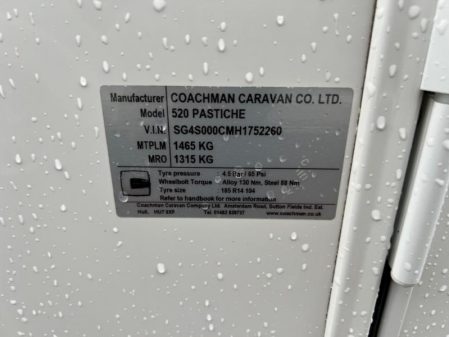 2017 Coachman Pastiche 520