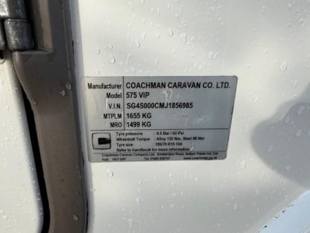 2018 Coachman VIP 575