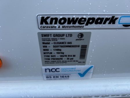 2022 Swift Elegance 845