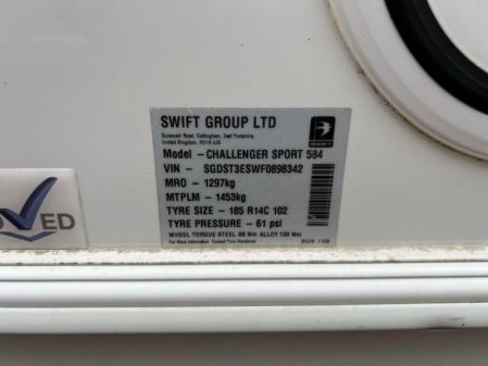 2015 Swift CHALLENGER 584