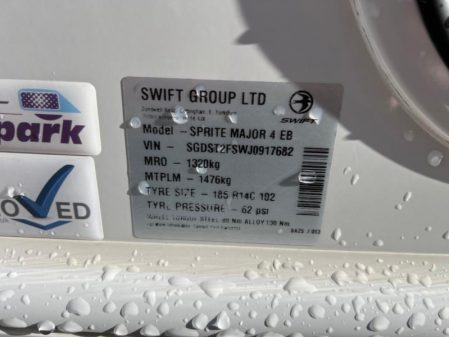 2018 Swift Sprite Major 4 EB