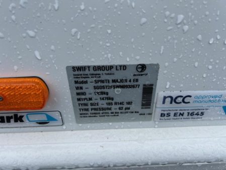 2022 Swift Sprite Major 4 EB Incl Mover