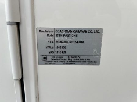 2015 Coachman Pastiche 575