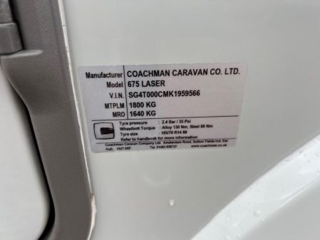 2019 Coachman Laser 675