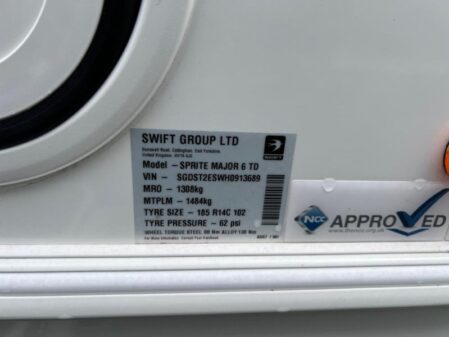 2017 Swift Sprite Major 6TD