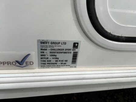 2015 Swift Challenger Sport 524
m/mover