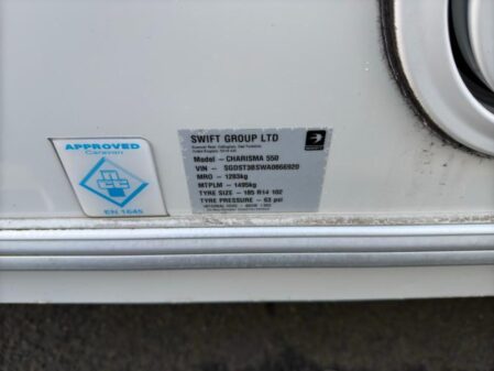 2010 Swift Charisma 550  ***SPARES OR REPAIRS***