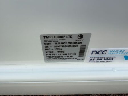 2025 Swift Elegance Grande 780