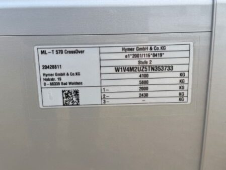 2025 Hymer ML-T 570 Crossover