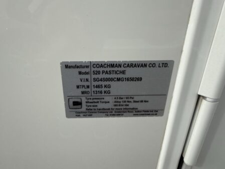 2016 Coachman Pastiche 520