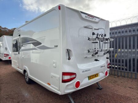 2024 Swift Europa 510
Incl Mover, Bike rack, ATC and Solar
Panel