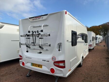 2024 Swift Europa 510
Incl Mover, Bike rack, ATC and Solar
Panel