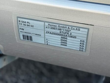 2016 Hymer B544