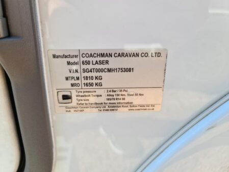 2017 Coachman Laser 650