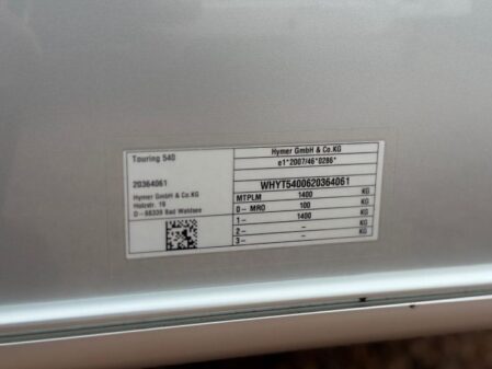 2023 Eriba Touring 540 Legend