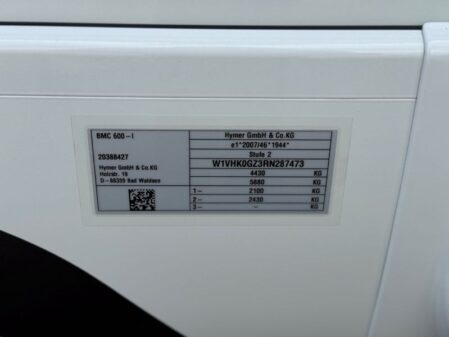 2024 Hymer BMC-I 600 White Line