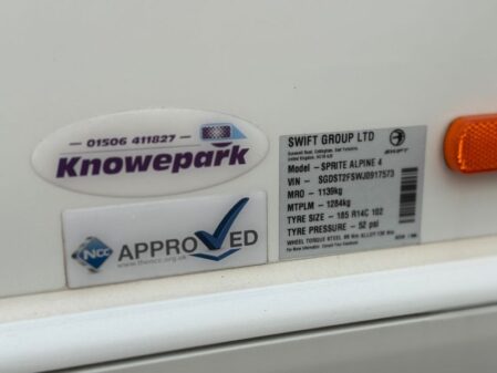 2018 Swift Sprite Alpine 4