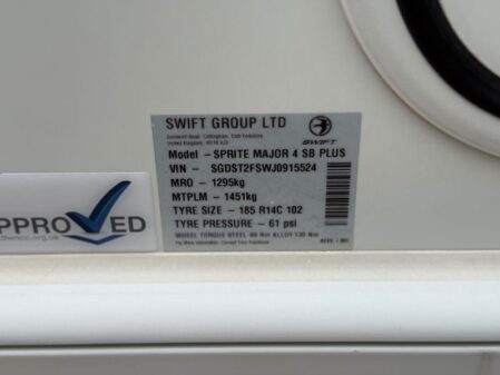 2018 Swift Sprite Major 4 SB
