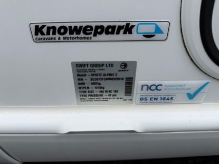 2021 Swift Sprite Alpine 2