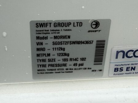 2024 Swift Sprite Cruach Morven