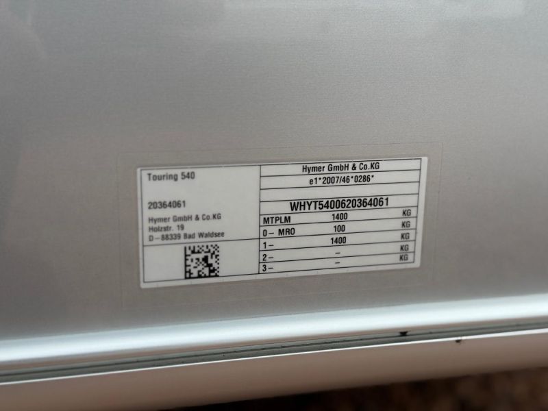 2023 Eriba Touring 540 Legend