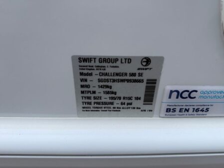 2023 Swift Challenger 580 SE