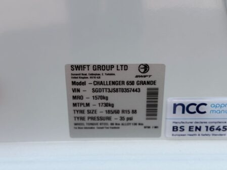 2026 Swift Challenger 650 Grande