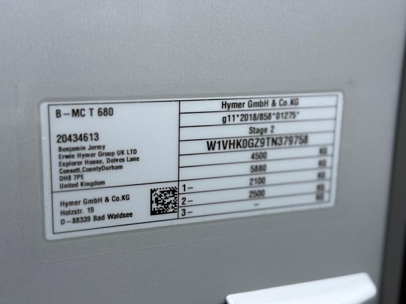 2026 Hymer B-Class ModernComfort T 680