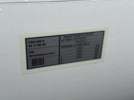 2017 Hymer VAN S 520