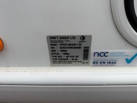 2020 Swift Major 4 SB