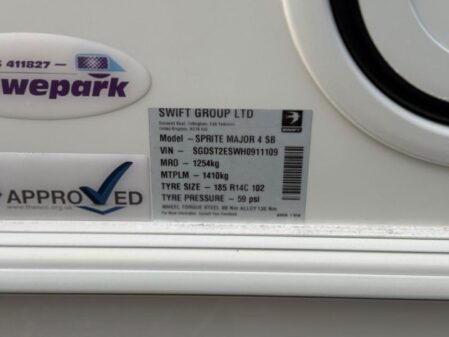 2017 Swift Sprite Major 4 SB