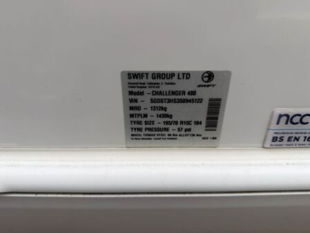 2025 Swift Challenger 480
Incl Mover